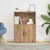 vidaXL Knygų spinta, artisano ąžuolo, 60x24x85cm, apdirbta mediena