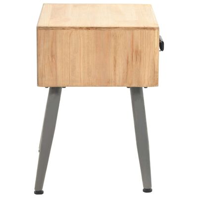 vidaXL Naktinis staliukas, 43x38x50cm, eglės medienos masyvas