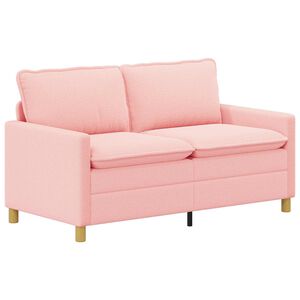 vidaXL Sofa Rožinė 156 x 81 x 87,5 cm Audinys