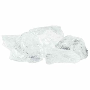 vidaXL Sodo Akmenys Balta 12 cm Stiklas