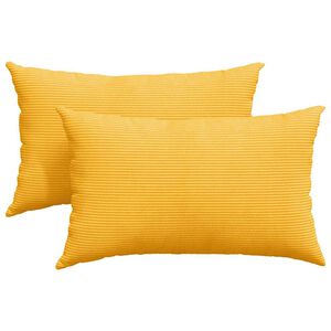 vidaXL Sofa Pagalvės 2 pcs &Scaron;viesi geltona 50 x 30 cm