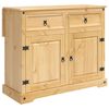 vidaXL Virtuvės vežimėlis 2 pcs Medaus va&scaron;kas 112 x 70 x 91,5 cm