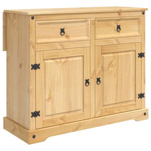 vidaXL Virtuvės vežimėlis 2 pcs Medaus va&scaron;kas 112 x 70 x 91,5 cm