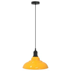 vidaXL Pakabinamas lempos, auk&scaron;tis reguliuojamas, E27, &Oslash; 31cm, metalas