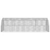 vidaXL Chicken Run 2,5x8x2,25 m cinkuotas plienas