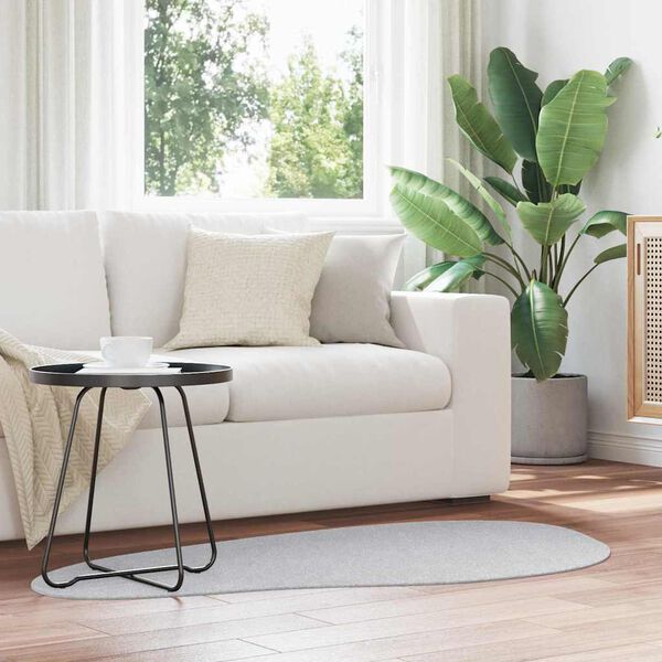 vidaXL Kilimas HUARTE Pilka 80 x 150 cm Poliesteris