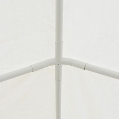 vidaXL Proginė palapinė, baltos spalvos, 2x5m, PE