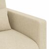 vidaXL Sofa 2 pcs Kreminė 198 x 78 x 80 cm audinys