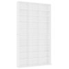 vidaXL Spintelė kompaktiniams diskams, balta, 102x23x177,5cm, mediena