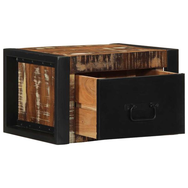 vidaXL Spintelės prie lovos, 2vnt., įvairiaspalvis, 40x35x25cm