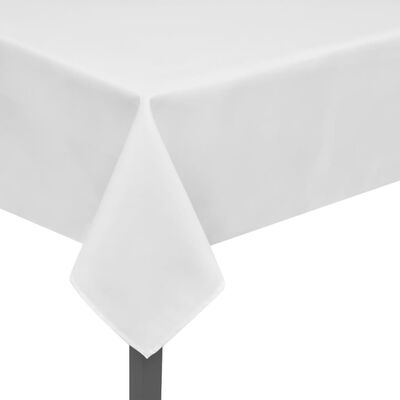 5 Staltiesės, Baltos, 250 x 130 cm