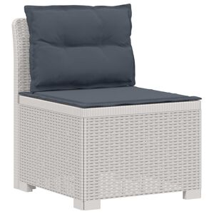 vidaXL 1-Vietis Sodo Sofas su Pagalvėlėmis, Atrodo kaip Ratano PP