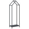 vidaXL malkinė lentyna antracitas 40x25x120cm &scaron;altai valcuotas plienas