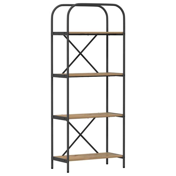 vidaXL Knygų lentyna Amatininkų ąžuolas 60 x 30 x 146 cm