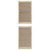 vidaXL Spintelės durys su durimis 4 pcs Natūrali 201 x 2,1 x 59,5 cm