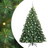 vidaXL Dirbtinė Kalėdų eglutė su 300 LED Žalia 180 cm PE ir PVC