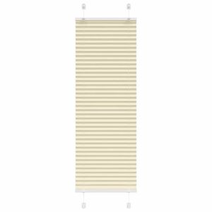 vidaXL Plisuotas Blind Cream 40x100 cm Audinio plotis 39,4 cm