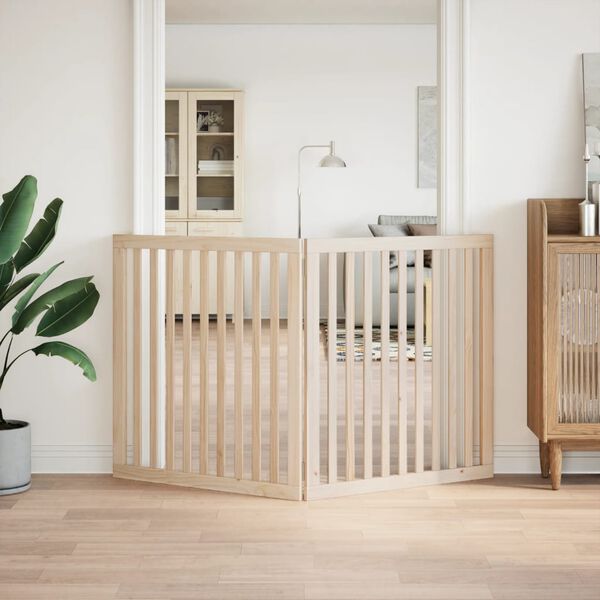 vidaXL Varteliai &scaron;unims, 2 segmentai, 160cm, tuopos mediena