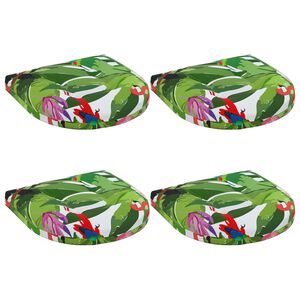vidaXL 4 dalių sėdynės pagalvėlės 4 vnt. 100% poliesteris