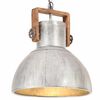 vidaXL Pakabinamas &scaron;viestuvas, sidabrinis, 40cm, 25W, apskritas, E27