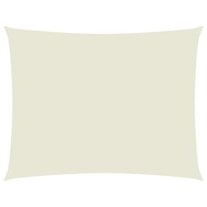 vidaXL Uždanga nuo saulės, kreminė, 3,5x4,5m, oksfordo audinys
