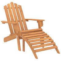 vidaXL Sodo Adirondack kėdė su pakoja, akacijos medienos masyvas