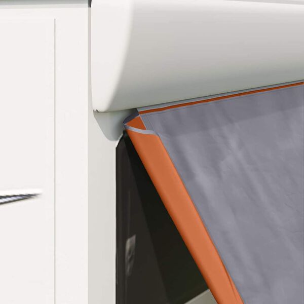 vidaXL Bagažinės palapinė Pilka ir oranžinė 190 x 150 x 185 cm tafta