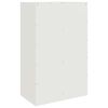 vidaXL Šoninė spintelė, baltos spalvos, 67x39x107cm, plienas