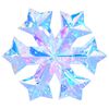 vidaXL Prizminė irizuojanti LED snaigė Įvairiaspalvis &Oslash; 26 x 25 cm