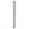 vidaXL Gabiono tvoros stulpas, sidabrinis, 160cm, plienas