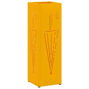 vidaXL Lietaus skėtis stovas Garstyčių 15,5 x 15,5 x 49 cm Plienas