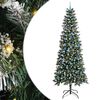 vidaXL Dirbtinė Kalėdų eglutė Žalia 240 cm PVC, plastikas ir plienas
