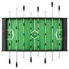 vidaXL Sulankstomas stalo futbolo stalas, 121x61x80cm, juodas