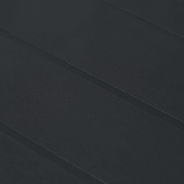 vidaXL Sodo stalas, antracito sp., 79x79x72 cm, plastikas, rat. imit.