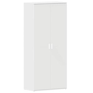 vidaXL Batu skrynia 80 x 39 x 178 cm Apdirbta mediena Balta