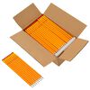 vidaXL HB pie&scaron;tukai &Oslash; 0,7 x 18,5 cm Geltona Kietas poplar medžio