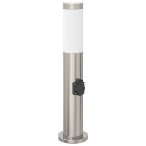 vidaXL Apsauginis &scaron;viestuvas su lizdu, 50 cm, nerūdijantis plienas, IP44