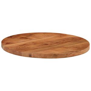 vidaXL Stalvir&scaron;is, &Oslash;40x2,5 cm, akacijos medienos masyvas, apskritas