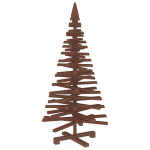 vidaXL Medinė Kalėdų eglutė KOTKA 120 cm Pu&scaron;ies medienos masyvas
