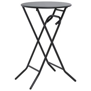 vidaXL Sodo stalas Antracitas 50 x 50 x 72 cm metalas
