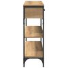vidaXL Konsolinis stalas Amatininkų ąžuolas 72.5 x 25 x 75 cm