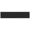 vidaXL Langų palangė Juoda su medienos tekstūra 120 x 30 x 4,5 cm PVC