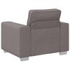 vidaXL Sofa Taupe 100 x 77 x 82 cm audinys