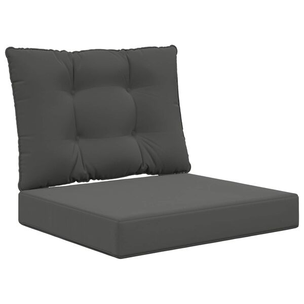 vidaXL Lauko sofa pagalvėlė 2 pcs Antracitas Poliesteris