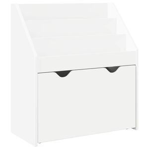 vidaXL Vaikų knygų lentyna Balta 60 x 29,5 x 69 cm Apdirbta mediena