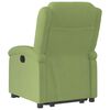 vidaXL Atsistojantis atlo&scaron;iamas krėslas, &scaron;viesiai žalias, aksomas