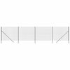 vidaXL Vielinė tinklinė tvora, antracito, 2x10m, galvanizuotas plienas