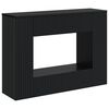 vidaXL Konsolinis stalas Juodas 101 x 29 x 74 cm Dirbtinė mediena