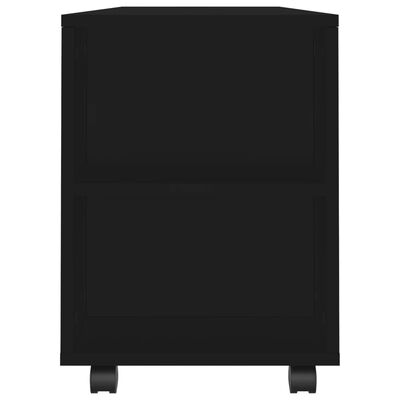 vidaXL Televizoriaus spintelė, juodos spalvos, 102x34,5x43cm, mediena