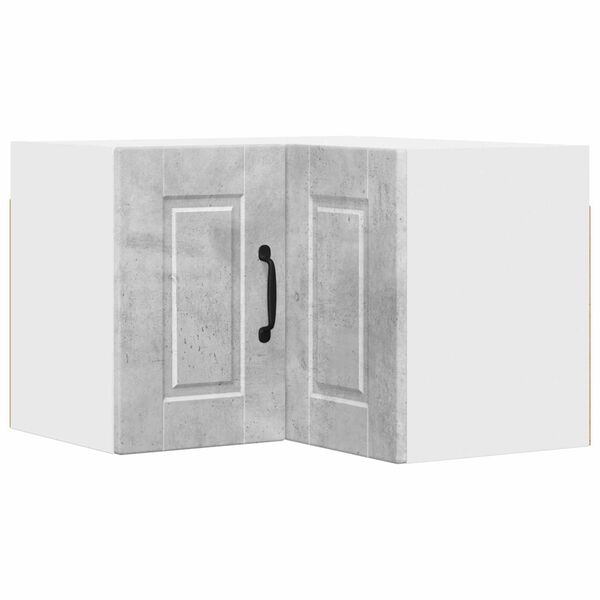 vidaXL Virtuvės spintelė Betono pilka 57 x 57 x 40 cm Apdirbta mediena